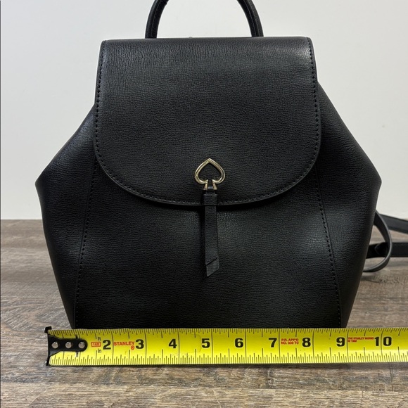 Kate Spade New York ADEL Black Leather Medium Backpack main image 12